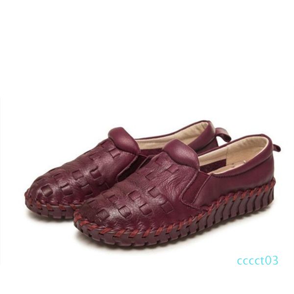 

spring summer 2019 new style hand-made comfort women's shoes leather fashion wild non-slip solid shallow flat bottom flats shoes ct03, Black