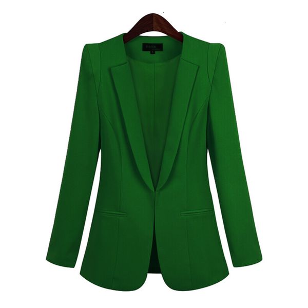 

black women blazers and jackets new spring polyester autumn casual office women suits slim solid female jacket plus size 5xl, White;black