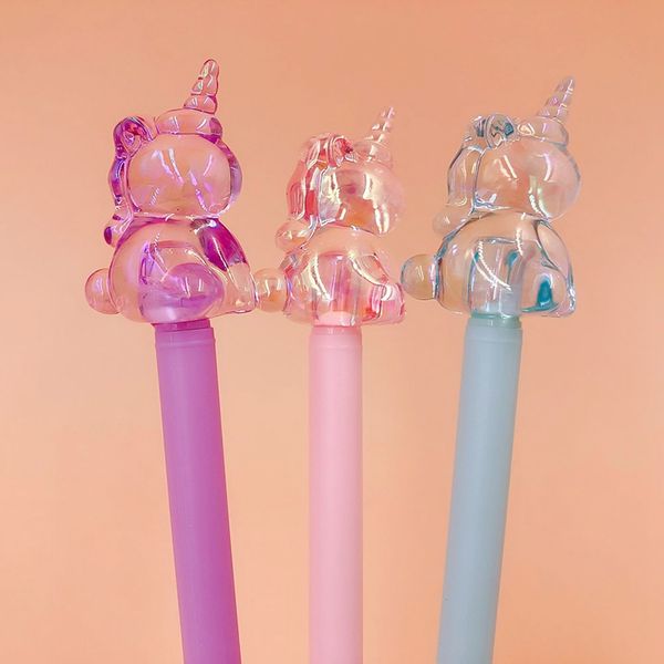 

novelty crystal unicorn gel pens neutral pens for kids gifts school office supplies stationery