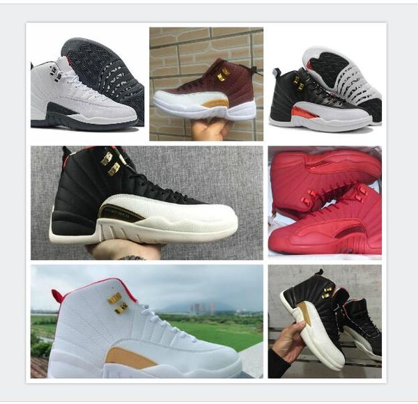 

mens basketball shoes 12 12s reverse flu game dark nakeskin jordan retro concord fiba game royal trainers sneakers sports shoe