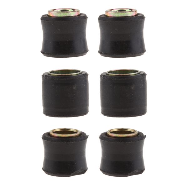 

6pcs motorcycle shock absorber suspension bushing rubber bush 12/10/14mm