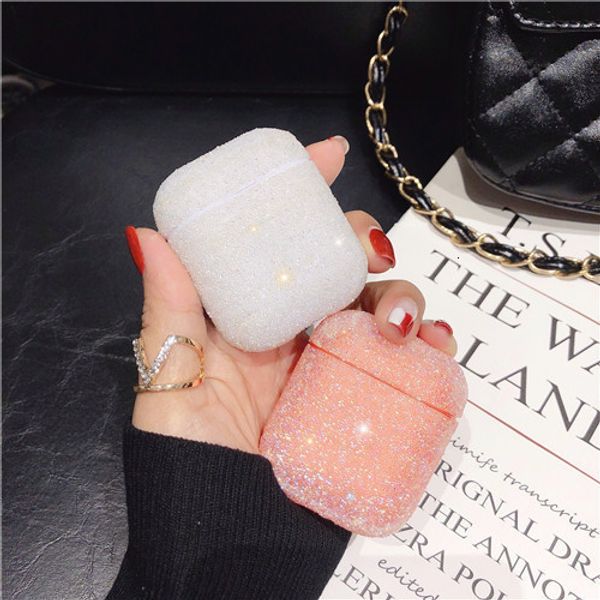 

a+++ diamond shining glistening bingbing case for airpods1/2 protector pc cover for air pods for airpods cover ing