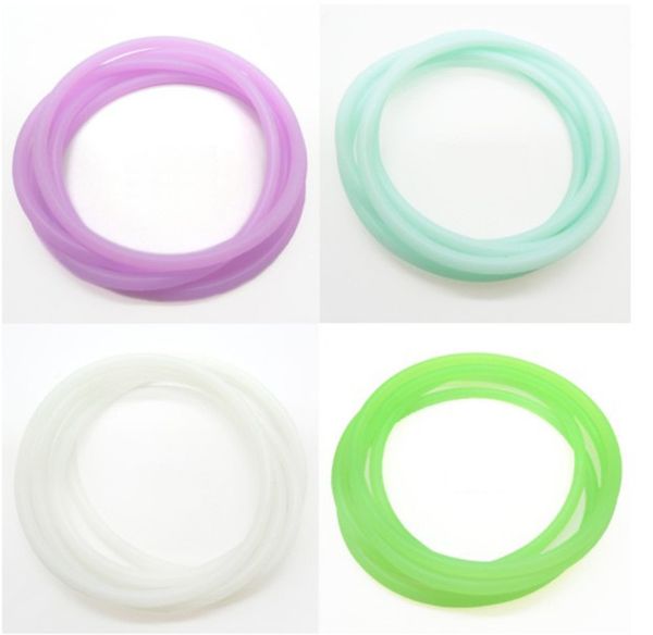 

100шт корея высокое качество мода ювелирные изделия силиконовый браслет резиновый браслет женский кронштейн как лента для волос бесплатная д, Golden;silver