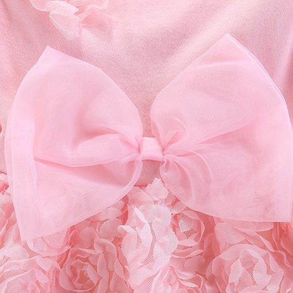 

pet dog lace dress clothes sweety princess dress bow-kont teddy puppy wedding dresses dog small medium dogs pet clothing