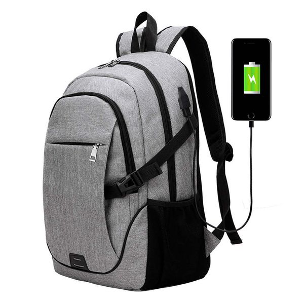 

backpacks men trend shoulder bag leisure business travel computer school bag canvas zipper solid backpack #yl5