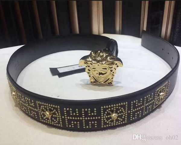 

sss2020 новый оригинальный кожаный дизайнер большая пряжка мужской ремень роскошная пряжка ремень топ мода мужская натуральная кожа роскошны, Black;brown