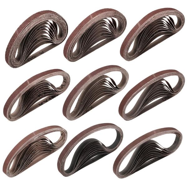 

uxcell 3/8" x 13" abrasive sanding belt 180-grits sand belts for belt sander surface smoothing removing smaller imperfe ect