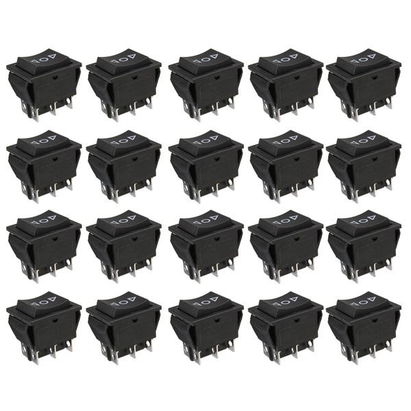 

6pin car on/off/on momentary power window rocker switches 250v/10a 125v/15a