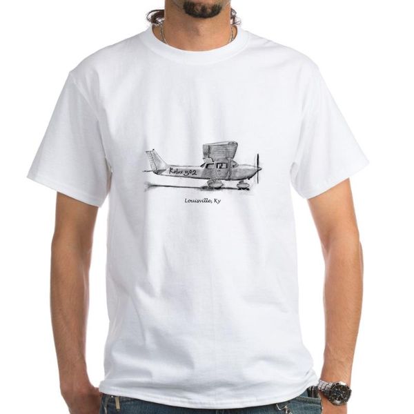

cessna 172 t-shirt louisville, White;black