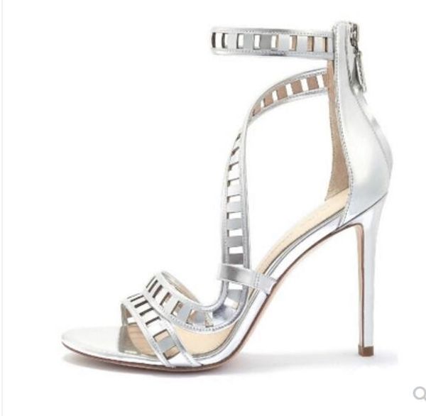 

luxury designer sandals studs pump women high heels patent calfskin leather ankle strap pump leather bottom shoes, Black