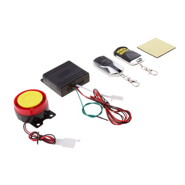 

12v motorcycle anti-theft alarm security system remote control kit control remoto telecommande motor accessories