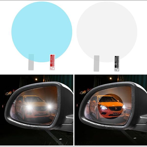 

60pcs 0.12mm anti fog car rearview mirror film rainproof clear car sticker for car window mirror protective waterproof film