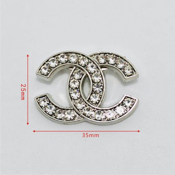 

european and american new ladies creative alphabet hat brooch alloy brooch diamond brooch clothing decoration