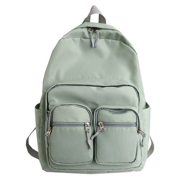 

nylon waterproof ladies backpack multi-pocket travel bag fashion casual backpack