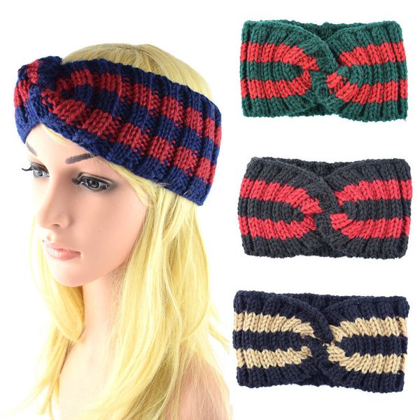 

knitted women hairband 2019 new women yoga headband headwear crochet hair band headwrap