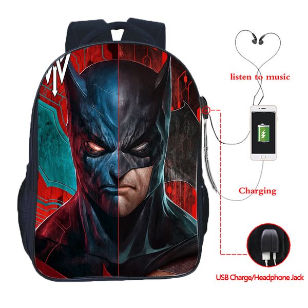 

beautiful split usb charge rucksack students school bags boys girl book bags fashion men women lapbackpack