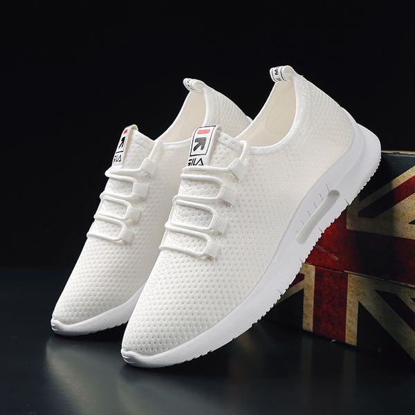 

black white sneakers shoes men running shoes mixed colors stretch man's footwear breathable light mesh krasovki tenis