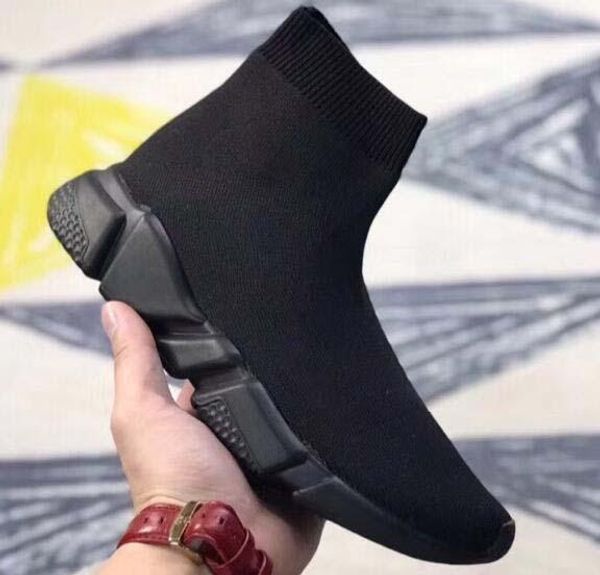 

ace designer casual sock shoes brand speed trainer black red triple black fashion socks boots sneaker trainer shoes fm03