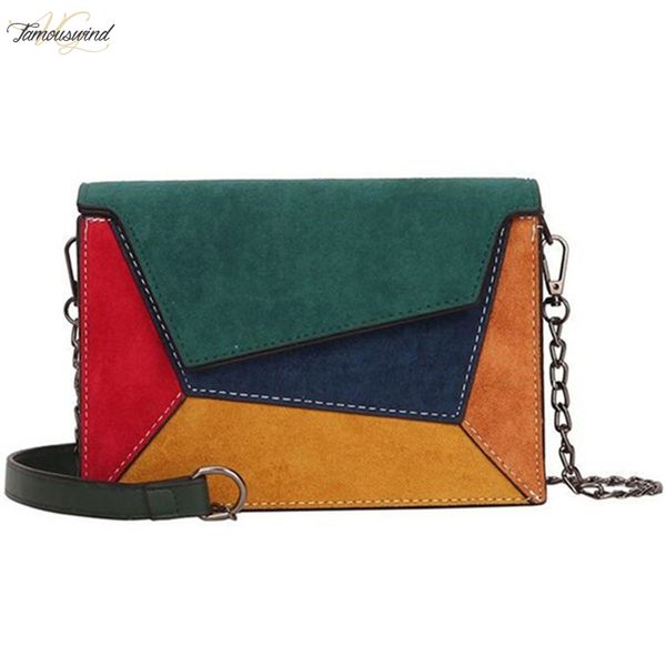 

new spring summer female small flap bag new trend matte pu patch shoulder pu messenger bag panelled color fashion small square bag