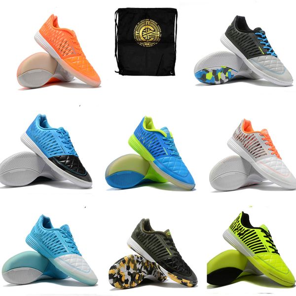 

2019 mens soccer shoes lunar gato ii ic indoor soccer cleats scarpe da calcio football boots low ankle goto