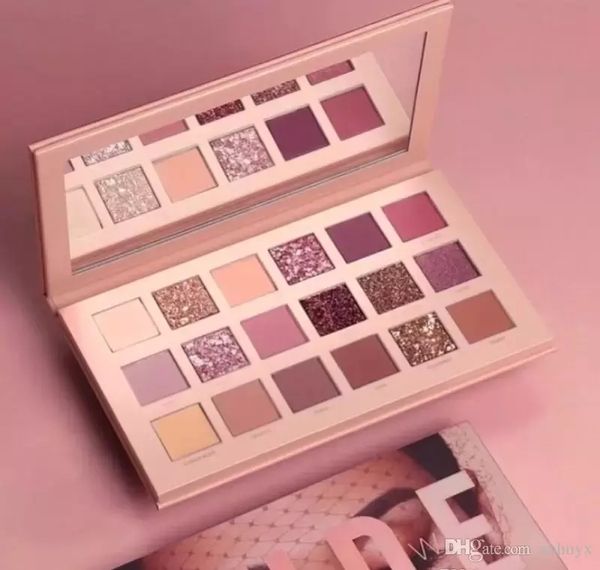 

New nude 18 color eye hadow himmer matte eye hadow beauty makeup eye hadow palette 18 color brand in tock
