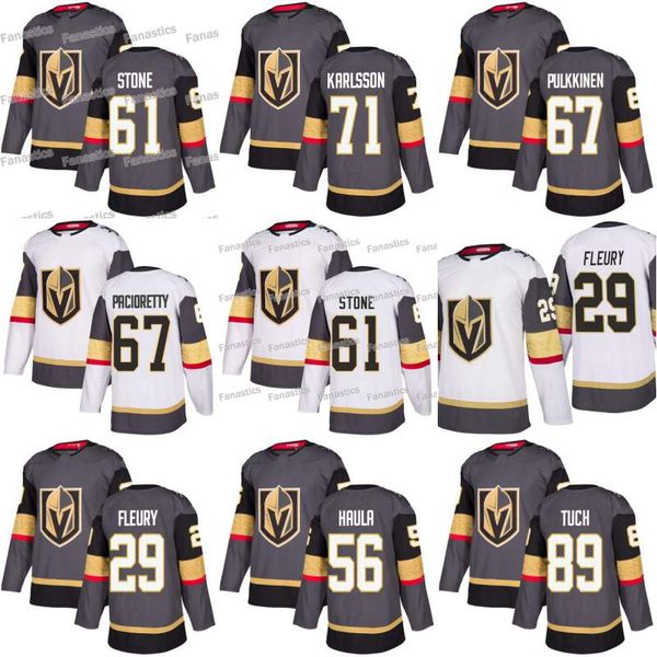 

61 Mark Stone Vegas Golden Knights Alex Tuch Ryan Reaves William Karlsson Jonathan Marchessault Reilly Smith Cody Eakin Hockey Jerseys