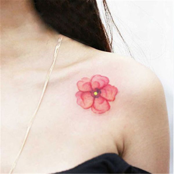 

temporary tattoo for man woman waterproof stickers makeup flying flower
