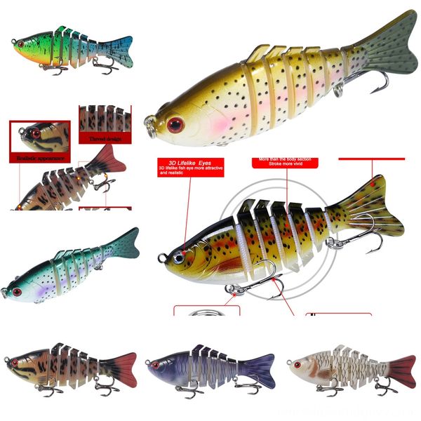 

nwldr double-sided luya box wooden thickened box (10cm * 15.5g) 10 shrimp grid translucent fishing bait