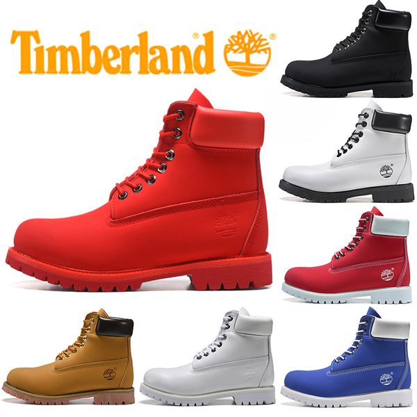 

timberland boot for men women casual winter boots triple black white green fashion mens trainer hiking outdoor sneaker ship