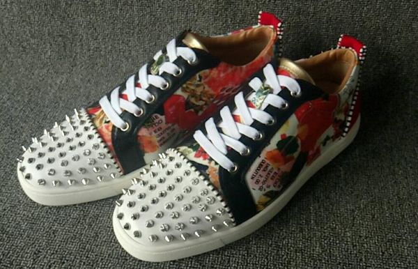 

Free shipping men's and women's 2019 fashion low to help casual red shoes sneakers size 35-46 t1