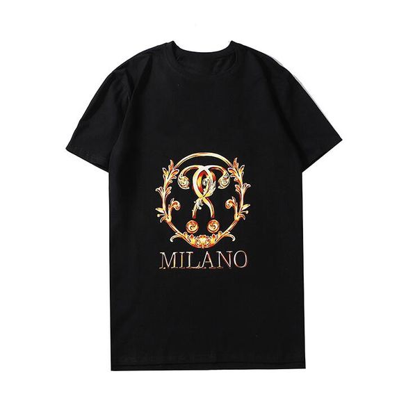 

brand clothes mens designer tshirts summer short sleeve men t-shirts with letters 2020 pullovers women clothing s-2xl 2 colors, White;black
