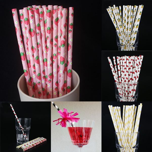 

new disposable bubble tea thick rainbow drinking paper straws environment friendly kraft paper straw for bar birthday wedding party fa2790