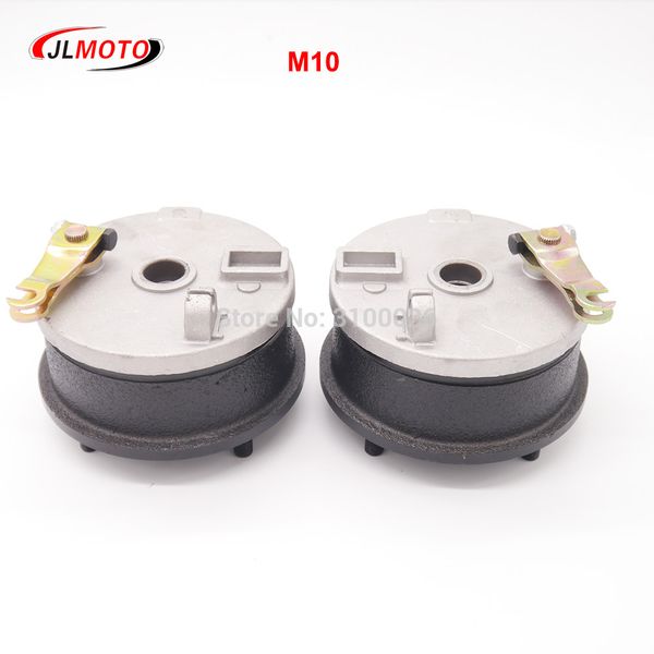 

1pair/2pcs m10*20mm 110mm 4 stud brake drum wheel hub fit for 110cc 150cc 200cc 250cc buggy atv utv quad bike scooter parts