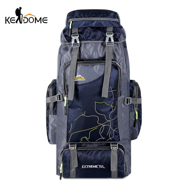 

70l backpack travel rucksack hiking bag trekking camping mountaineering mochila militar army bags outdoor sport xa152d