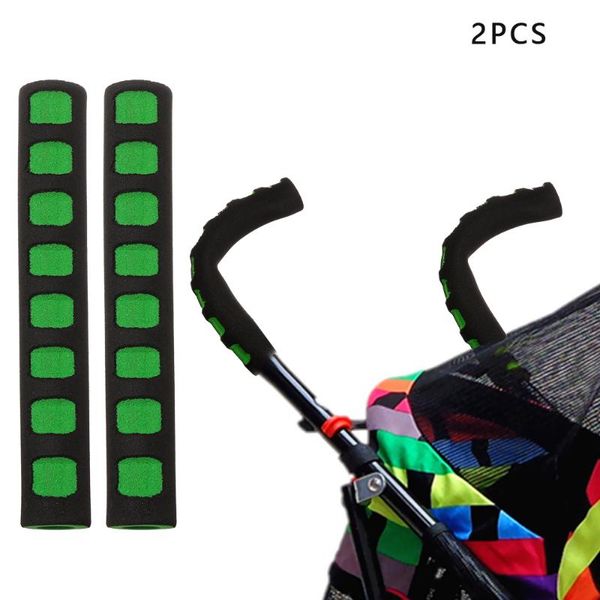 

2 pcs/set baby stroller handle cover push tube cart sleeve eva foam covers armrest soft protector grips accessories