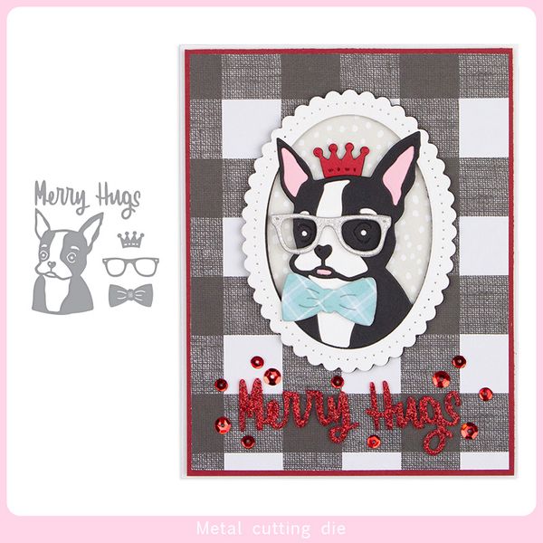 

cutting dies dog for cards stencil scrapbooking and paper crafts handmade embossing folder diy paper craft machines