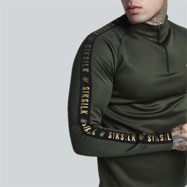 

fashion sleeve shirts solid tshirt casual high slim long mens stretch color t -elastic turtleneck mens t-shirt men m-2xl tfgvo, Black