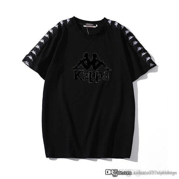 

2019 дизайнер футболки для мужчин женщин моды бренд tshirt каппы мужской качество футболки a + хлопок дизайнер майка совершенно новый с этик, White;black