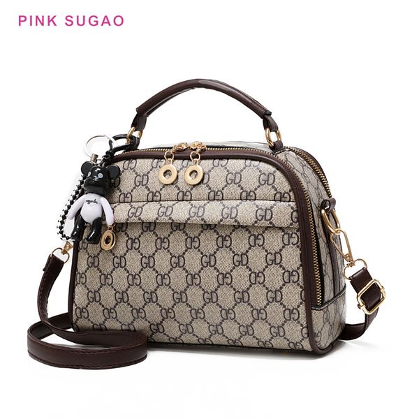 

pink sugao designer crossbody bag for women fashion shoulder bag luxury handbags women bags designer leather tote wholesale