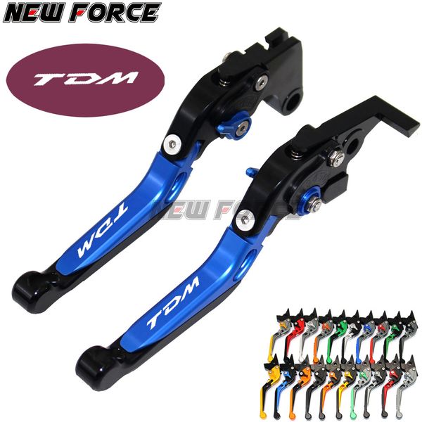 

for yamaha tdm 850 tdm850 1991-1999 motorcycle adjustable folding extendable brake clutch lever logo tdm