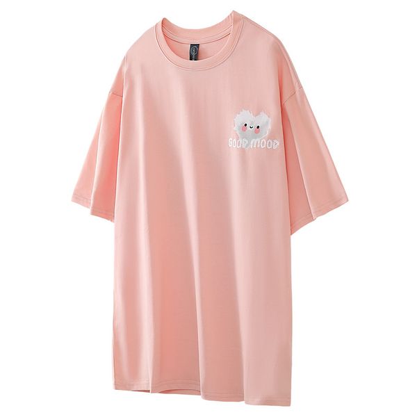 

короткий рукав футболки мужского дизайн моды бренд тренд 2020 пара летом носить негабаритной половину рукав меньшинства чувства ин hong kong, White;black