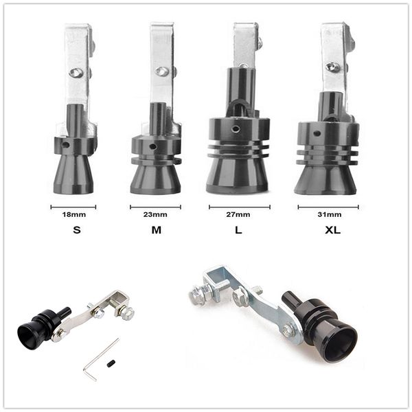 

car turbo exhaust pipes muffler sound whistle simulator black for yaris tacoma rav4 corolla aygo avalon auris