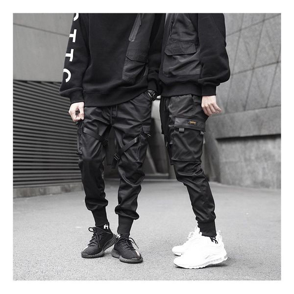 

мужская мода марка письмо sweatpants 2020 black карманных ленты брюки новых прибытия joggers карандаш брюки горячих продажи нового топ