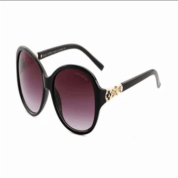 

5808 metal sunglasses designer's glasses men's golden flash glasses men's and women's sunglasses, Black