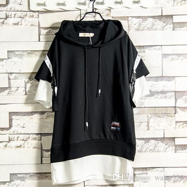 

футболка 2019summer мода новый мужской season3 я думаю, что пабло футболка с короткими рукавами o-шеи t-рубашка канье уэст, White;black