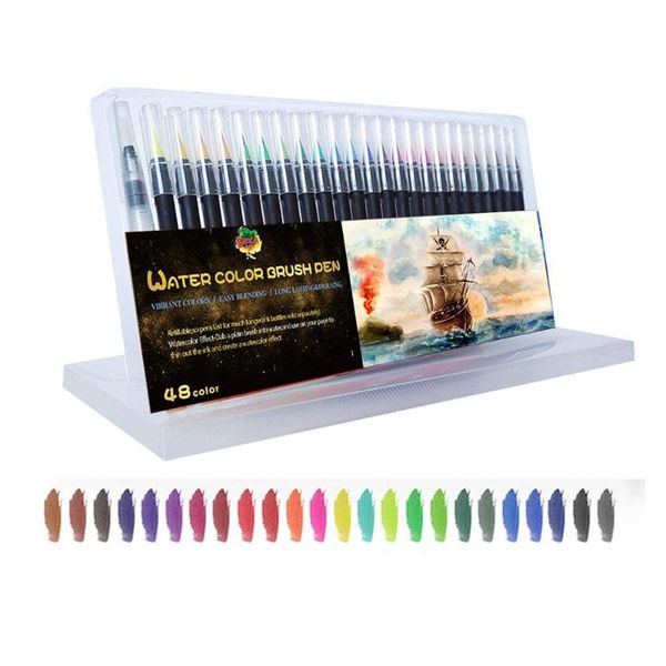 

gift sets watercolor calligraphy brush pens for drawing coloring art marker