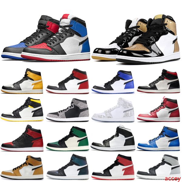 

2019 1s men basketball shoes most popular high obsidian unc rookie of the year turbo green black gym red designer trainers