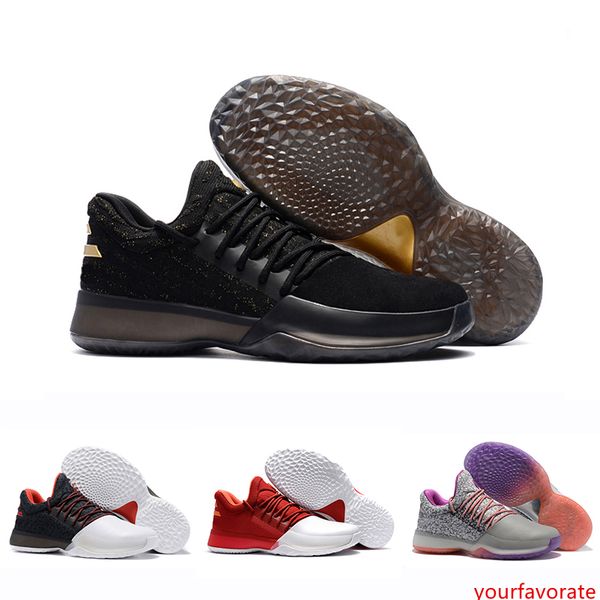 

classic james harden vol.1 black history month white orange gold mens basketball shoes harden 1s low trainer sports sneakers 40-46