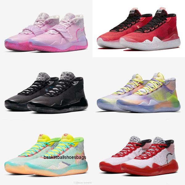 

mens mvp kevin new durant kd 12 kids basketball shoes anniversary university 12s xii oreo usa elite kd12 sport sneakers