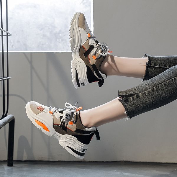 

cushioning retro women increasing tide shoes casual shoes comfortable fashionable breathable sneakers